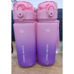 Бутылка для воды спортивная COSMO, фиолетово-розовая, 500 мл.