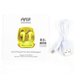 Гарнитура Bluetooth HIPER Optimus (HTW-MX22) желтый 