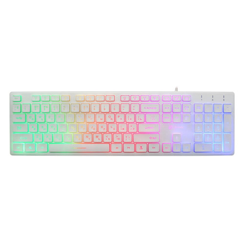 Клавиатура Oklick 550ML белый USB (*5)