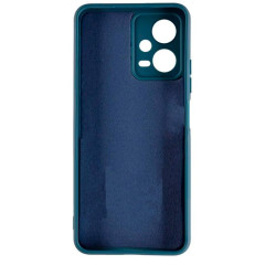 Бампер Xiaomi Redmi Note 12 5G/Poco X5 5G ZIBELINO Soft Matte синий с микрофиброй