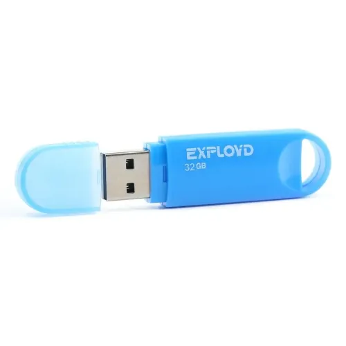 Карта USB2.0 32 GB EXPLOYD 570 синий
