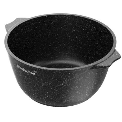 Кастрюля Мечта Гранит black Induction, алюм., индукция, 5 л., с крышкой (45802И)