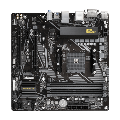 М/П SOC-AM4 Gigabyte B550M DS3H 4xDDR4 mATX AC`97 8ch(7.1) GbLAN RAID+DVI+HDM
