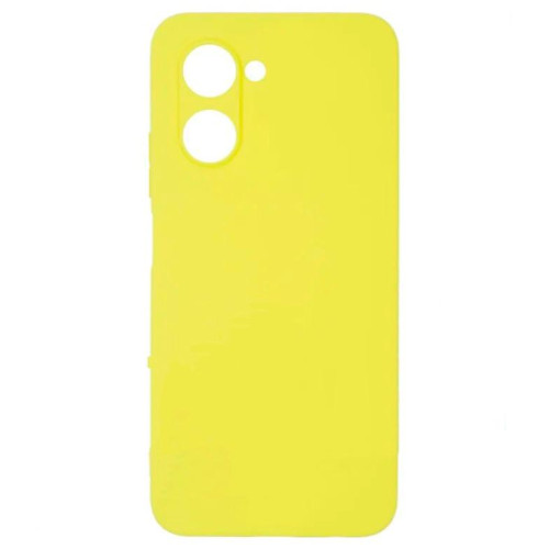Бампер Realme C33 4G/C33 2023 4G ZIBELINO Soft Matte желтый защита камеры