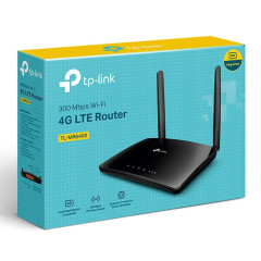 Маршрутизатор TP-LINK TL-MR6400 N300 10/100BASE-TX/4G cat.4 черный