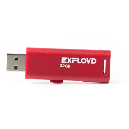 Карта USB2.0 32 GB EXPLOYD 580 красный