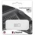 Карта USB3.0 64 GB Kingston DataTraveler Micro DTMC3G2/64GB серебристый