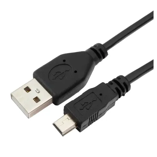 Кабель USB 2.0 A розетка - miniUSB 1.8 м Гарнизон 