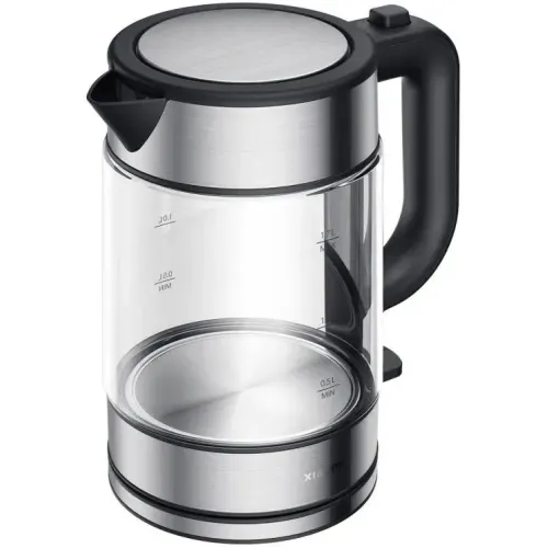 Чайник эл. XIAOMI Electric Glass Kettle, подсветка, стекло/нерж.