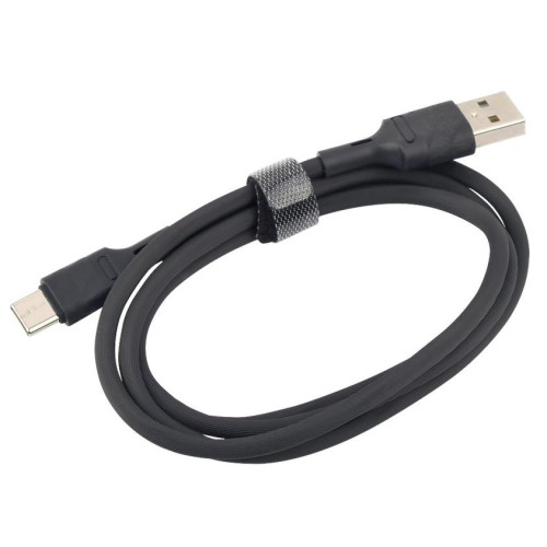 Кабель USB 2.0 A вилка - Type C 1 м  Vixion VX-07c PRO 2.4A черный