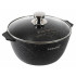 Кастрюля Мечта Гранит black Induction, алюм., индукция, 3 л., с крышкой (43802И)