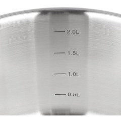 Кастрюля Daniks Верма, нерж., индукция, 2,4 л. (CW-S071-18)(460664)