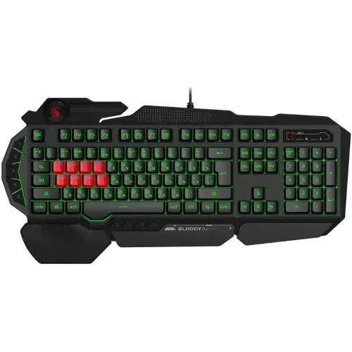 Клавиатура A4Tech Bloody B318 LED черный