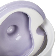 Сахарница доломит Daniks, Флорина, с ложкой, 500 мл. (419439)