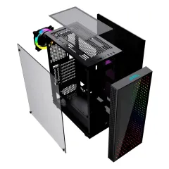 Корпус GMNG GG-CC120 ATX 6x120mm 5x140mm 2xUSB2.0 1xUSB3.0 audio bott PSU