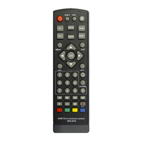 Пульт для ресивера ZOLAN (DVB-T2+2) HUAYU