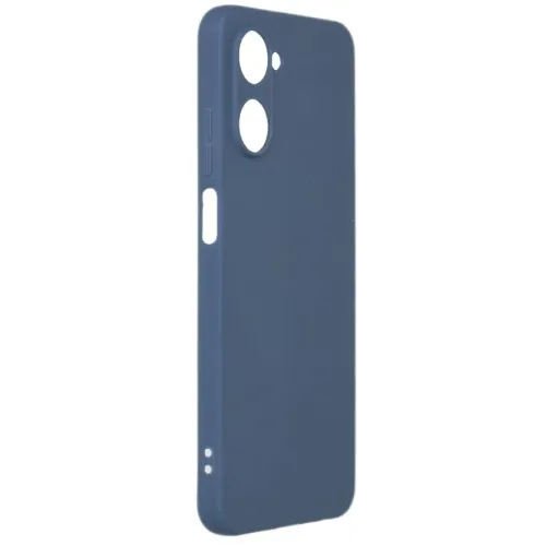 Бампер Realme 10 4G ZIBELINO Soft Matte синий защита камеры