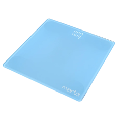 Весы напольные электронные MARTA MT-SC3600, голубой аквамарин