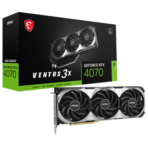 Видеокарта MSI RTX 4070 12 Gb PCI-E 4.0 Ventus 3X E