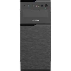Корпус Digma DC-ATX101-U2 черный без БП ATX 1x80mm 2x120mm 2xUSB2.0 audio