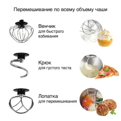 Миксер планетарный OURSSON SM7301/RD