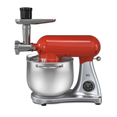 Миксер планетарный BQ MX851 серебристо-красный