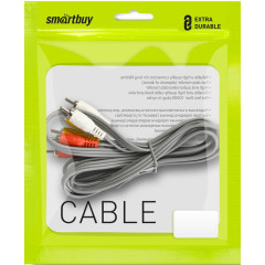 Кабель 3 RCA - 3 RCA 3 м SMARTBUY KA233