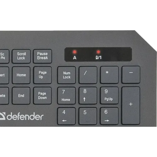 Клавиатура + мышь Defender Berkeley C-925 беспроводной черный (45925) (*5)