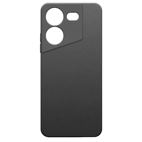 Бампер Tecno Pova 5 Borasco Microfiber Case черный