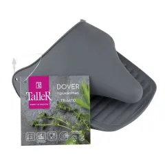 Прихватка TALLER, силикон, серая (TR-66110)