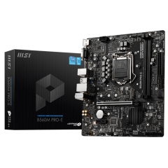 М/П SOC-1200 MSI B560M PRO-E 2xDDR4 mATX AC`97 8ch(7.1) GbLAN+VGA+HDMI