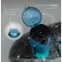 Бутылка для воды спортивная SPIRIT, зелено-синяя, 500 мл.