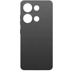 Бампер Xiaomi Redmi Note 13 Pro 4G Borasco Microfiber Case черный