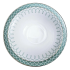Набор столовый MONTSERRAT Porcelain, фарфор, белый/голубой, 24 пр.