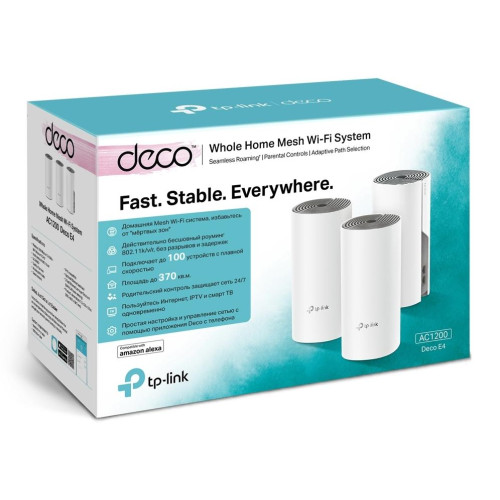 Маршрутизатор TP-Link Mesh DECO E4 (DECO E4) 3 шт (*14)