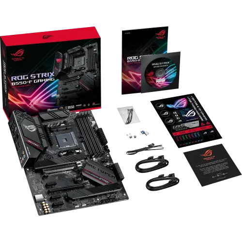 М/П SOC-AM4 Asus ROG STRIX B550-F GAMING 4xDDR4 ATX AC`97 8ch(7.1) 2.5Gg RAID