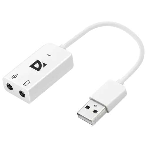 Звуковая карта USB Defender Audio белый