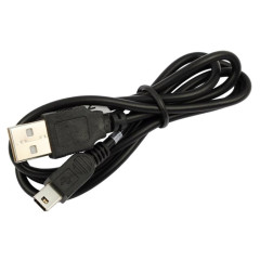 Кабель USB 2.0 A вилка - miniUSB 1 м Vixion 2A VX-03 PRO черный