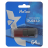 Карта USB3.0 64 GB NETAC NT03U182N-064G-30RE красный/черный