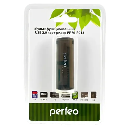 Карт-ридер PERFEO PF-VI-R013 черный