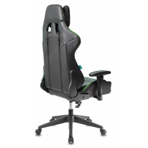 Кресло игровое Zombie VIKING 5 AERO черный/салатовый эко.кожа 