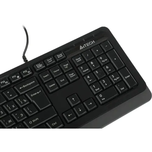 Клавиатура A4Tech Fstyler FK25 черный/серый 
