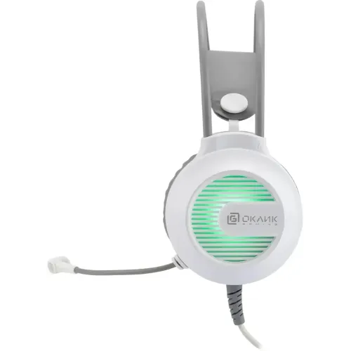 Гарнитура Oklick HS-L300G White белый 2.2м