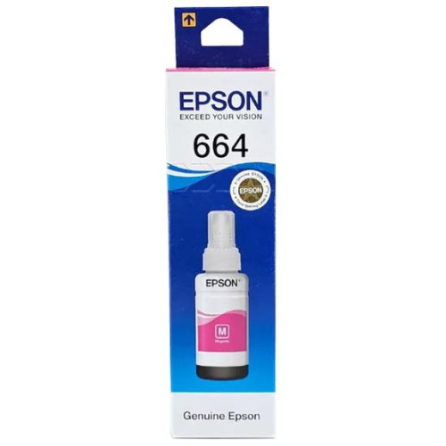 Чернила Epson 664 magenta (С13T66434A) оригинал 70 мл