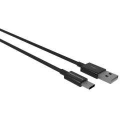 Кабель USB 2.0 A вилка - Type C 1 м More choice K24a (Black)
