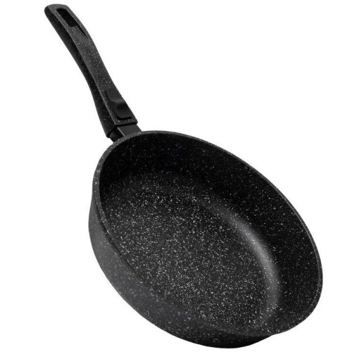 Сковорода REALPRESS В28Ср, черная, 28 см, съемная ручка