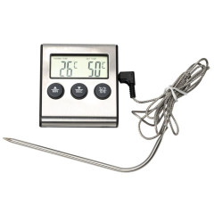 Термометр кулинарный для духовки NN AGTP700, серебристый