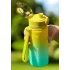 Бутылка для воды спортивная COSMO, зелено-желтая, 500 мл.