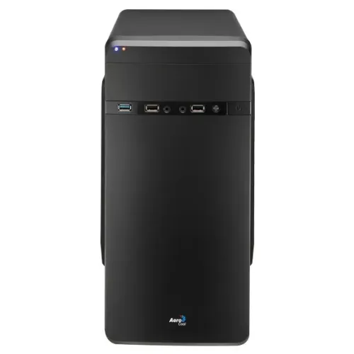 Корпус Aerocool Qs-180 черный w/o PSU mATX 1x80mm 2xUSB2.0 1xUSB3.0 audio