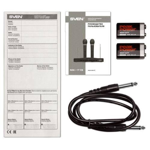 Микрофон вокальный Sven MK-715 (*8)